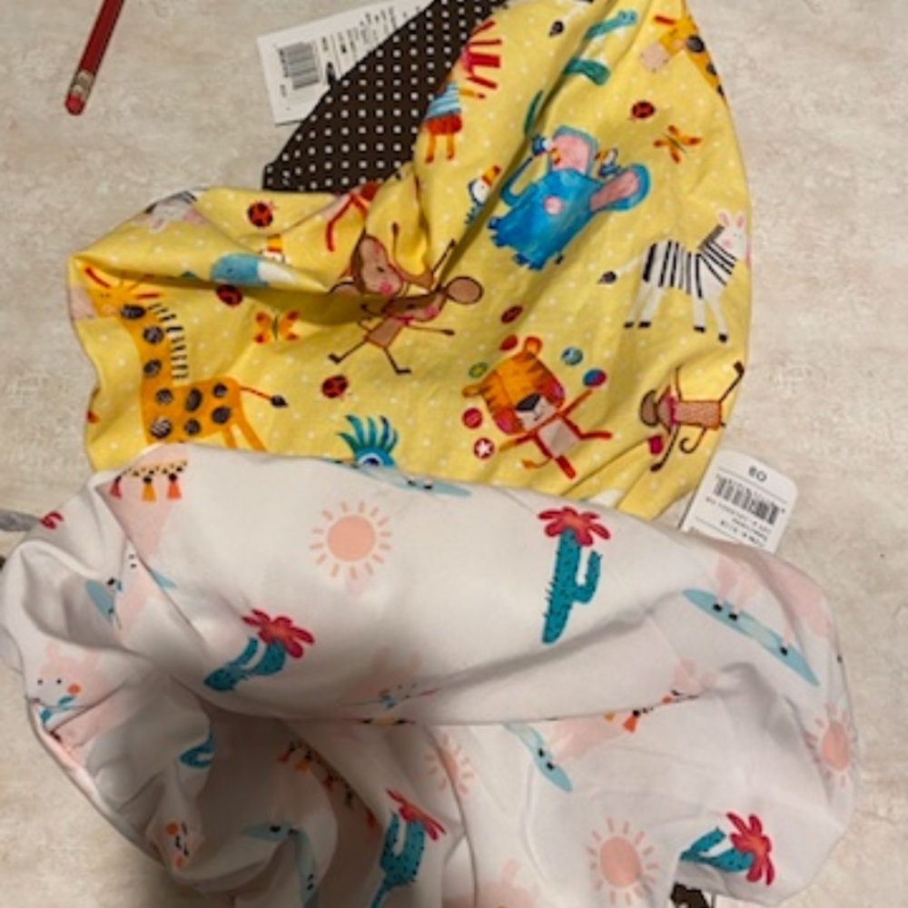 Scrub hats. Two pieces New